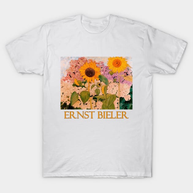 Sunflowers (1910) by Ernst Bieler T-Shirt by Naves